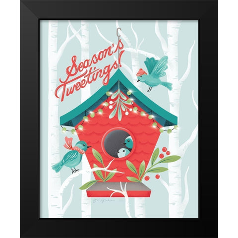 Falala III Black Modern Wood Framed Art Print by Graham, Gia