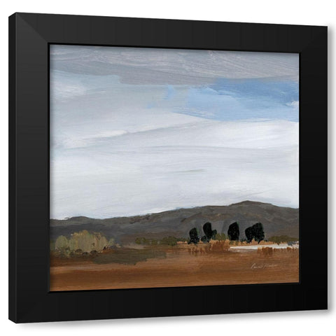 Alamosa Black Modern Wood Framed Art Print with Double Matting by Munger, Pamela