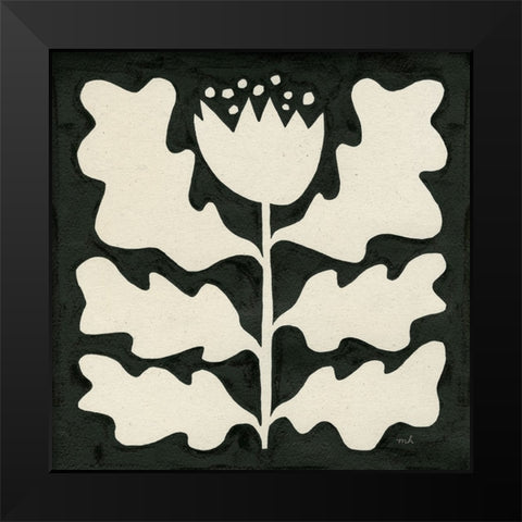 Delighted I Black Modern Wood Framed Art Print by Hershey, Moira