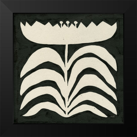 Delighted II Black Modern Wood Framed Art Print by Hershey, Moira