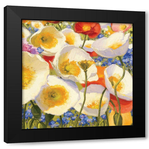 Sunny Abundance III Black Modern Wood Framed Art Print with Double Matting by Novak, Shirley