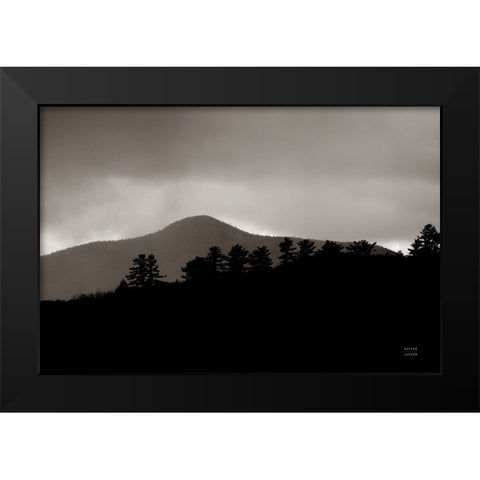 Storm Layers Black Modern Wood Framed Art Print by Larson, Nathan