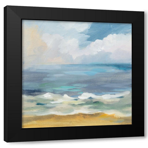 Del Mar Sky I Black Modern Wood Framed Art Print by Vassileva, Silvia