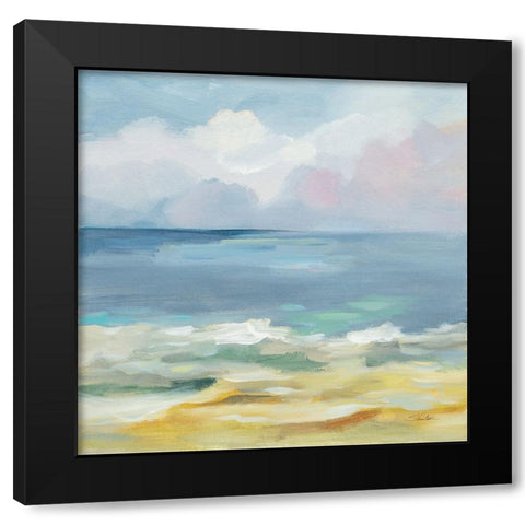 Del Mar Sky II Black Modern Wood Framed Art Print with Double Matting by Vassileva, Silvia
