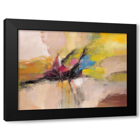 April Skylight Black Modern Wood Framed Art Print by Vassileva, Silvia