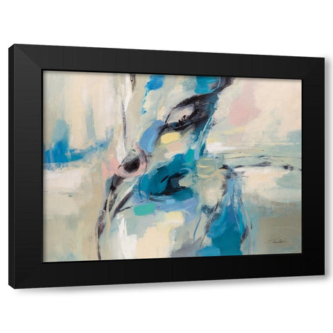 Old Port Reminiscence Black Modern Wood Framed Art Print by Vassileva, Silvia