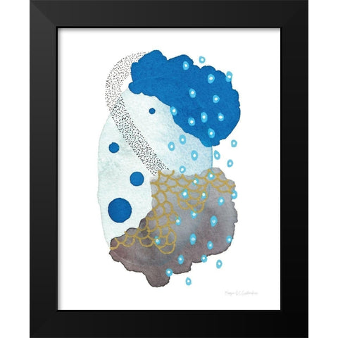 Abstract Day IV Black Modern Wood Framed Art Print by Gallagher, Megan