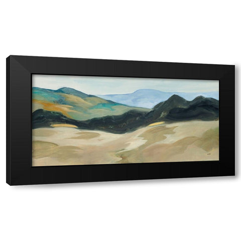 Layers of Range Black Modern Wood Framed Art Print with Double Matting by Purinton, Julia
