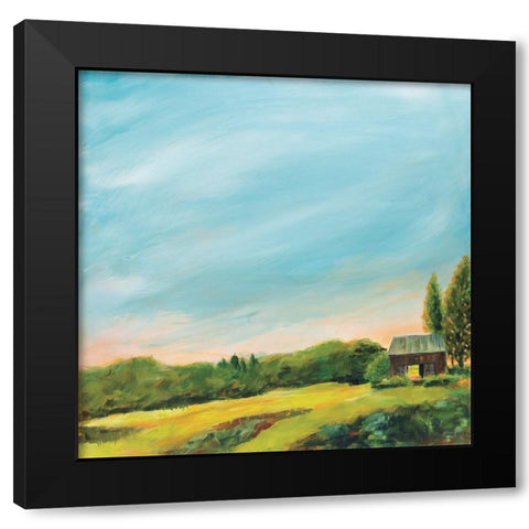 Golden Hour Black Modern Wood Framed Art Print with Double Matting by Schlabach, Sue