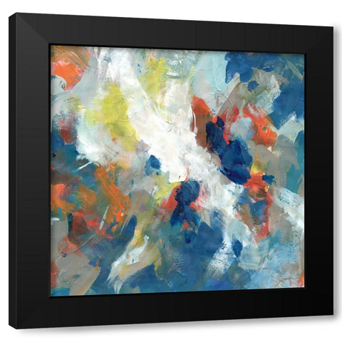 Levee Black Modern Wood Framed Art Print by Nai, Danhui