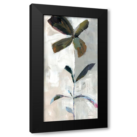 Of Clover I Black Modern Wood Framed Art Print with Double Matting by Nai, Danhui