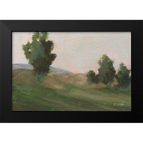 Tree Family Black Modern Wood Framed Art Print by Munger, Pamela