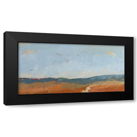 Nowhere Near Black Modern Wood Framed Art Print with Double Matting by Munger, Pamela