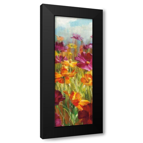 Cosmos in the Field III Black Modern Wood Framed Art Print by Nai, Danhui