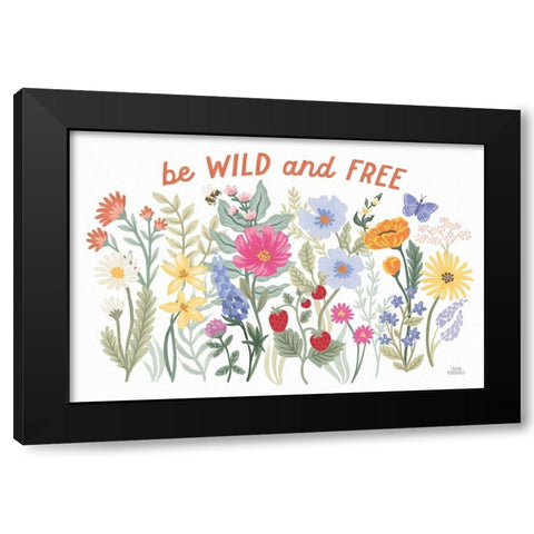 Wild Meadow I Black Modern Wood Framed Art Print by Marshall, Laura