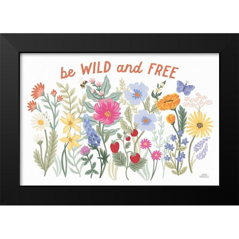 Wild Meadow I Black Modern Wood Framed Art Print by Marshall, Laura