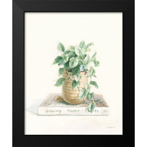 Grown at Home II Cream Black Modern Wood Framed Art Print by Nai, Danhui