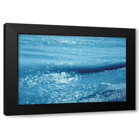 Sparkling Waters I Black Modern Wood Framed Art Print by Larson, Nathan