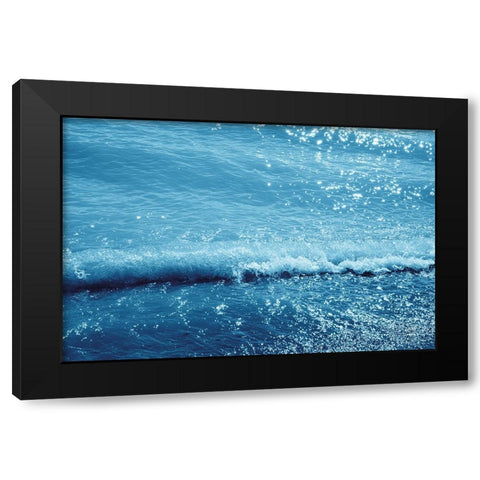 Sparkling Waters IV Black Modern Wood Framed Art Print by Larson, Nathan