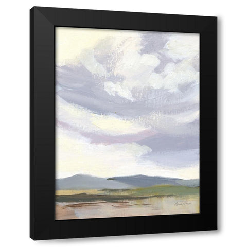 May Sky Black Modern Wood Framed Art Print with Double Matting by Munger, Pamela