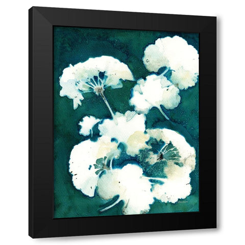 Shower of Gold V Black Modern Wood Framed Art Print by Ferguson, Kathy