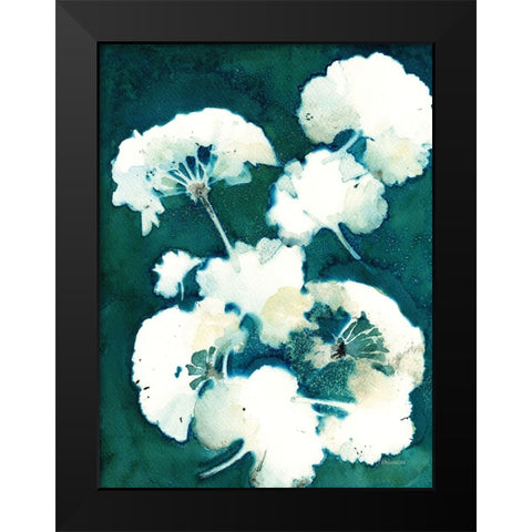 Shower of Gold V Black Modern Wood Framed Art Print by Ferguson, Kathy