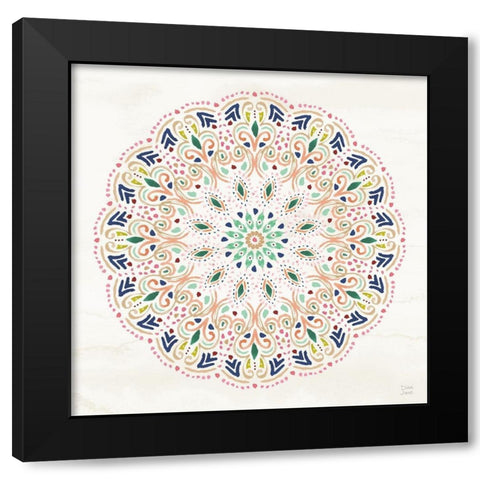 The Tropics IX Black Modern Wood Framed Art Print with Double Matting by June, Dina