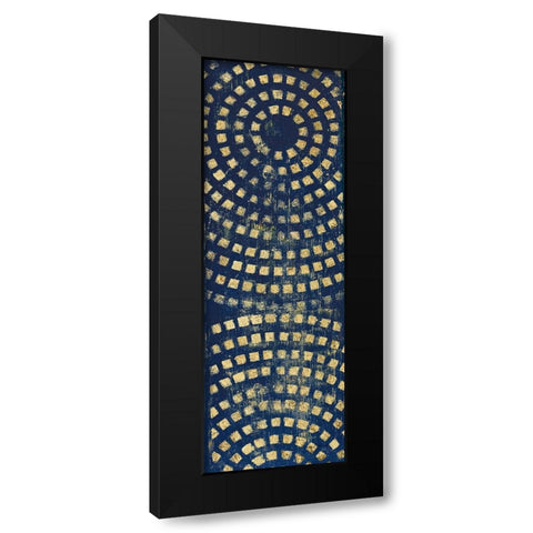 Juxtapose II Panel I Black Modern Wood Framed Art Print by Warrick, Cheryl