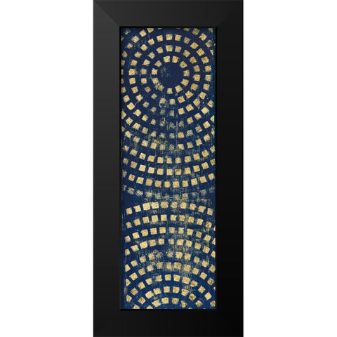 Juxtapose II Panel I Black Modern Wood Framed Art Print by Warrick, Cheryl