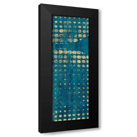 Juxtapose II Panel II Black Modern Wood Framed Art Print with Double Matting by Warrick, Cheryl