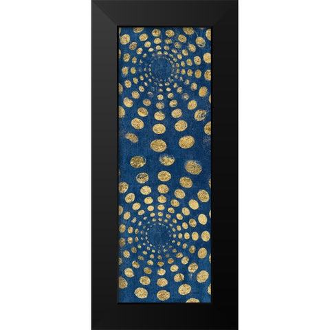 Juxtapose II Panel III Black Modern Wood Framed Art Print by Warrick, Cheryl