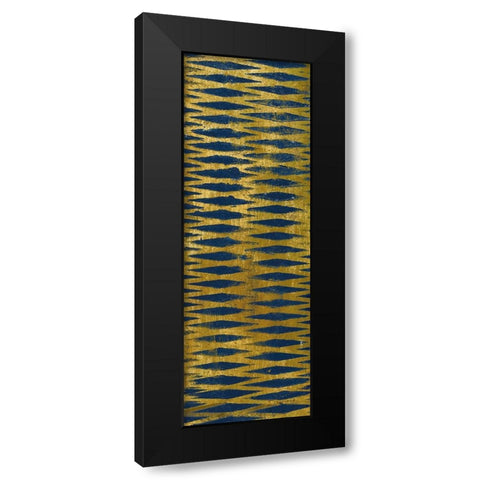 Juxtapose II Panel IV Black Modern Wood Framed Art Print by Warrick, Cheryl