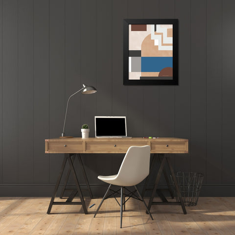 Soft Modern I Gray Black Modern Wood Framed Art Print by Gallagher, Megan