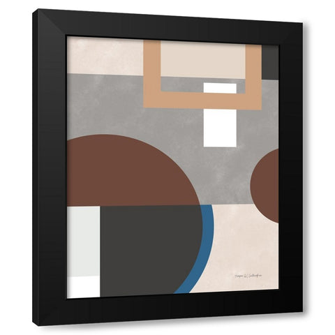 Soft Modern II Gray Black Modern Wood Framed Art Print by Gallagher, Megan