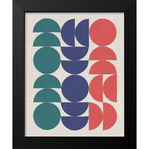 Make it Mod II Green Black Modern Wood Framed Art Print by Hershey, Moira