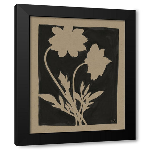 Joyful Spring I Travertine Black Modern Wood Framed Art Print with Double Matting by Hershey, Moira