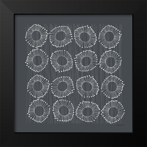 Main Street Twirled Gray Black Modern Wood Framed Art Print by Warrick, Cheryl