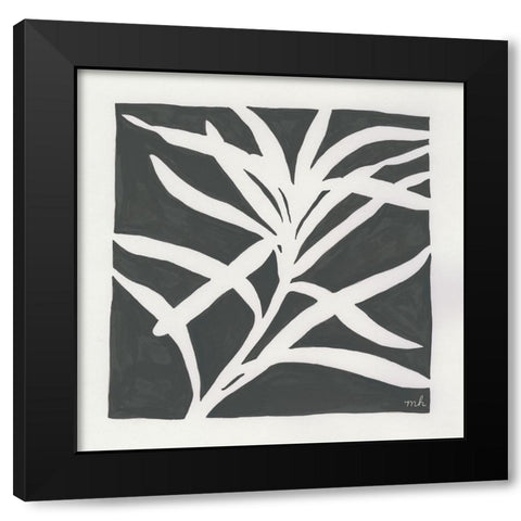 Growing Gray Black Modern Wood Framed Art Print by Hershey, Moira