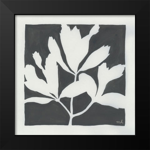 Growing II Gray Black Modern Wood Framed Art Print by Hershey, Moira