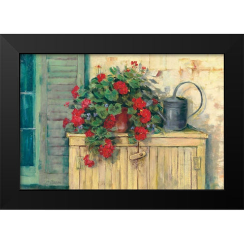 Gardeners Still Life Black Modern Wood Framed Art Print by Rowan, Carol