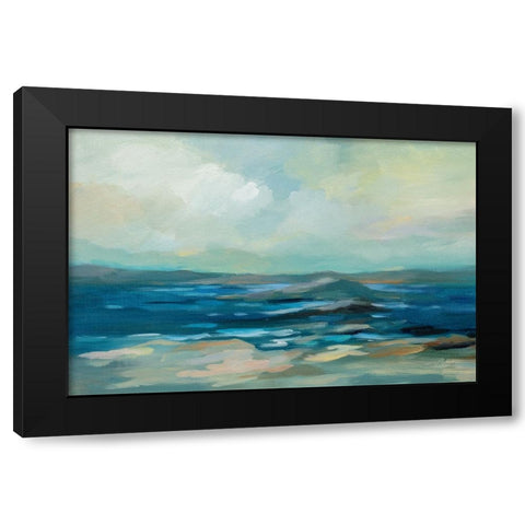 Morning Marine Layer Black Modern Wood Framed Art Print by Vassileva, Silvia