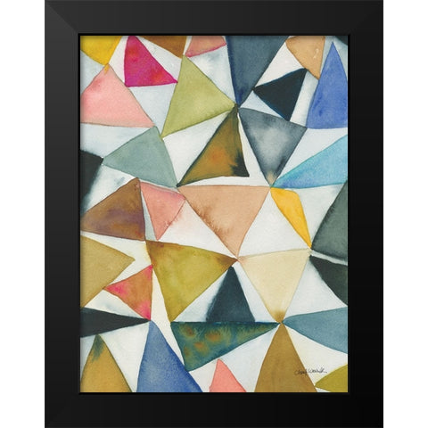 Tilt Shift I Black Modern Wood Framed Art Print by Warrick, Cheryl