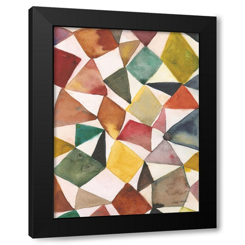 Tilt Shift II Black Modern Wood Framed Art Print with Double Matting by Warrick, Cheryl