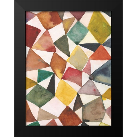 Tilt Shift II Black Modern Wood Framed Art Print by Warrick, Cheryl