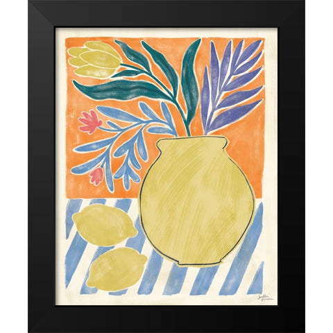 Cyprus Still Life IV Black Modern Wood Framed Art Print by Penner, Janelle