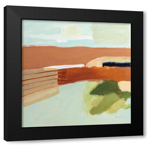 Secrets in the Desert Black Modern Wood Framed Art Print by Munger, Pamela