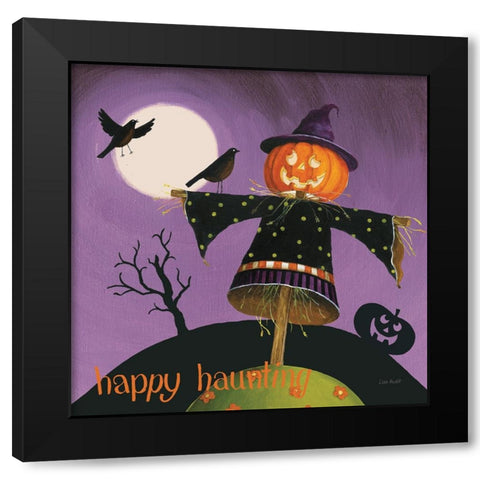 Happy Haunting V Black Modern Wood Framed Art Print with Double Matting by Audit, Lisa