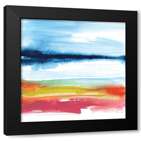 Jewel Waterway III Black Modern Wood Framed Art Print by Paschke, Chris