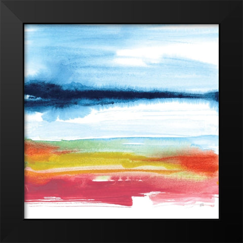 Jewel Waterway III Black Modern Wood Framed Art Print by Paschke, Chris