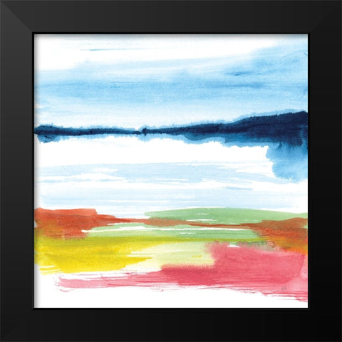 Jewel Waterway IV Black Modern Wood Framed Art Print by Paschke, Chris